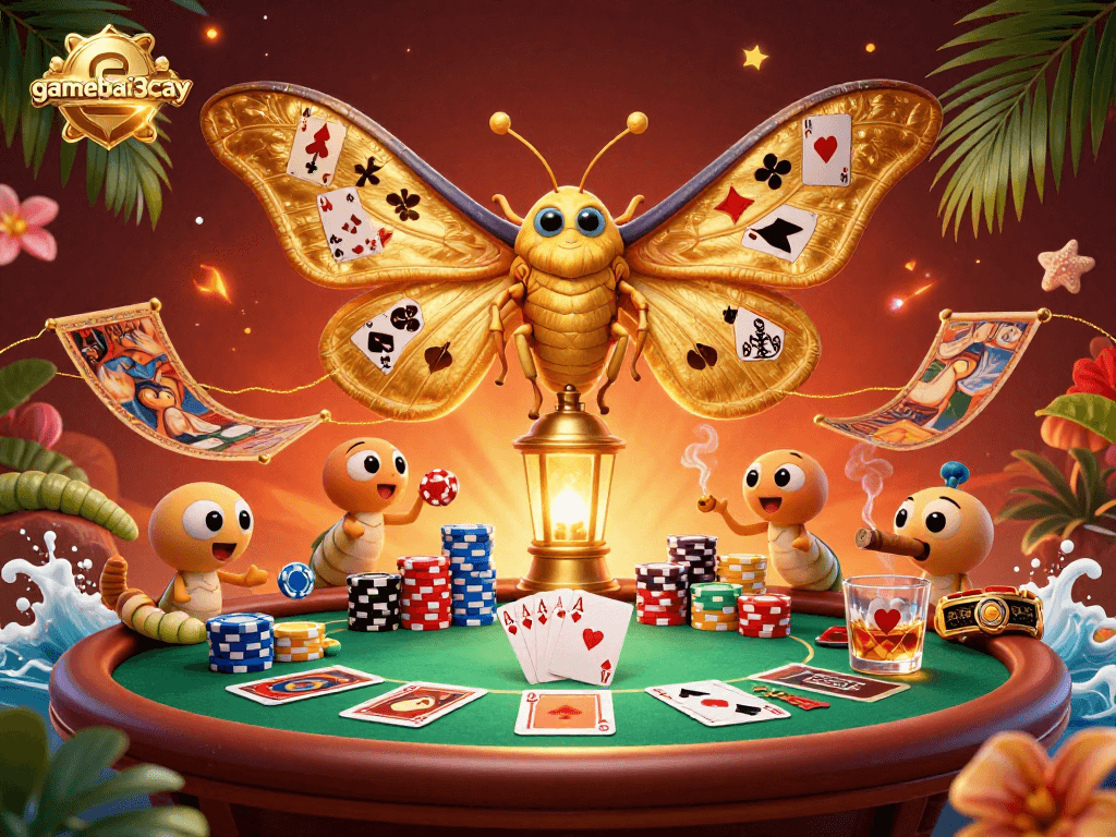 Win big at gamebai3cay with a vibrant illustration showcasing dynamic casino elements and exciting gameplay.