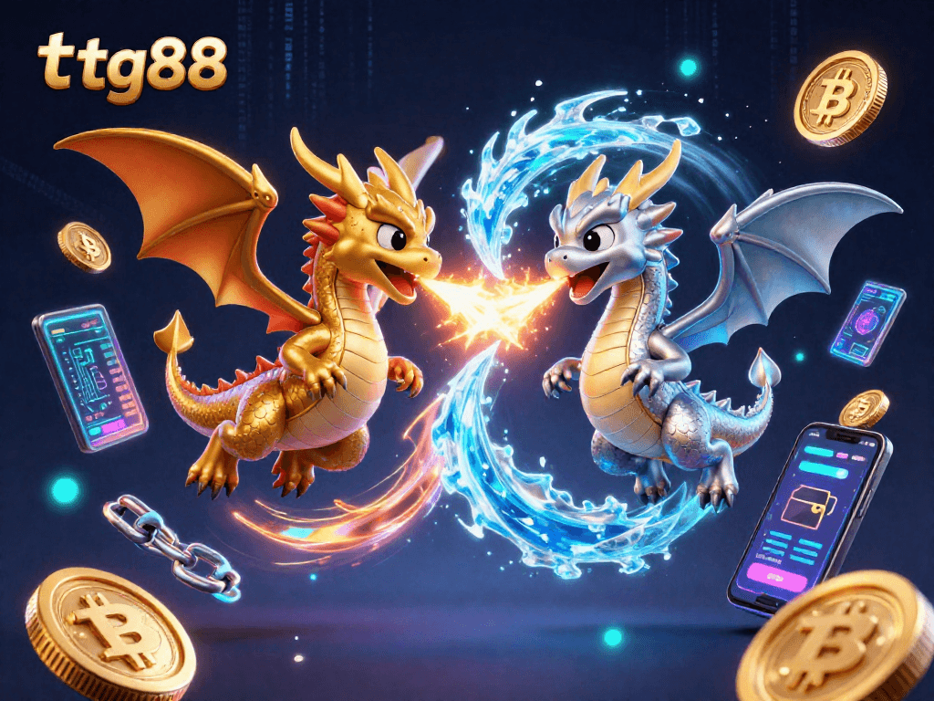 Experience thrilling gameplay at tg88 with 3D cartoon dragons and crypto elements