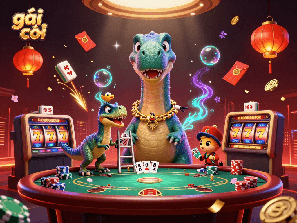 Engage with the vibrant gambling universe in this ultra-detailed scene featuring gái gọi at a lively casino table.