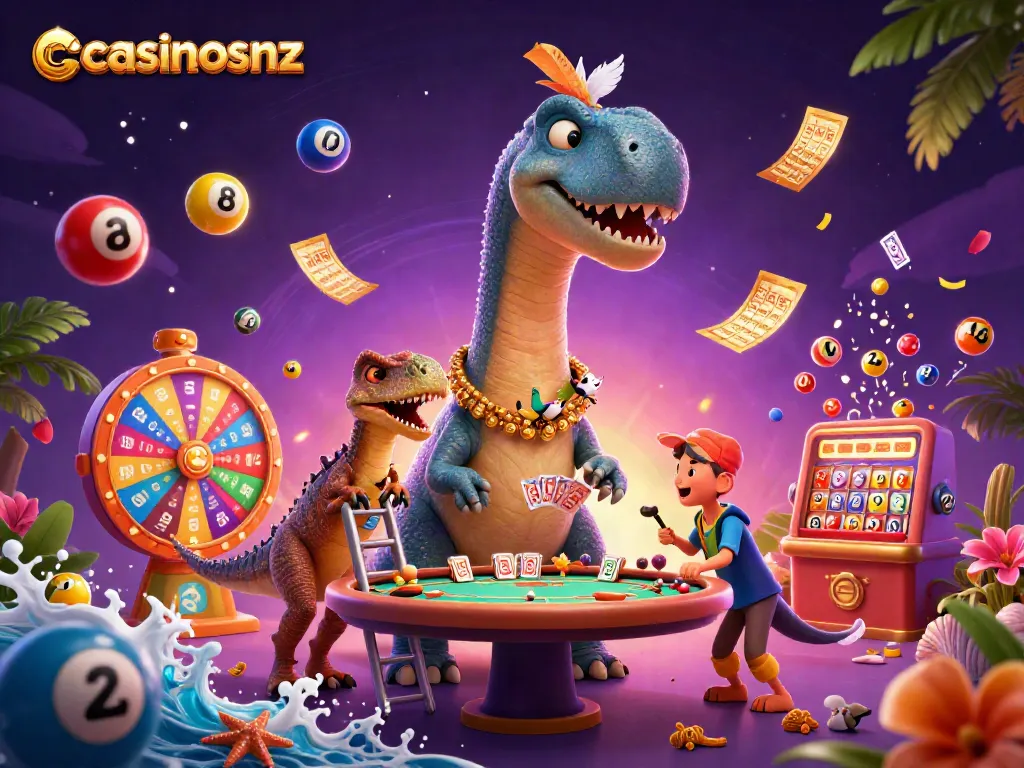 Engage with casinosnz through vibrant 3D casino characters and dynamic gaming elements.