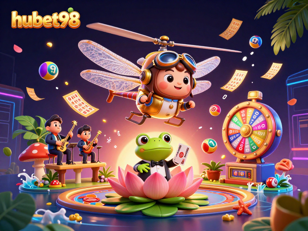 Engage with hubet98's thrilling ambiance of gambling showcasing a lively casino scene.