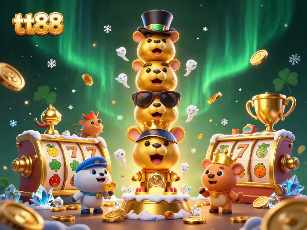 Play and win at tt88 with a lively totem and vibrant slot game elements, enhancing your gaming experience.