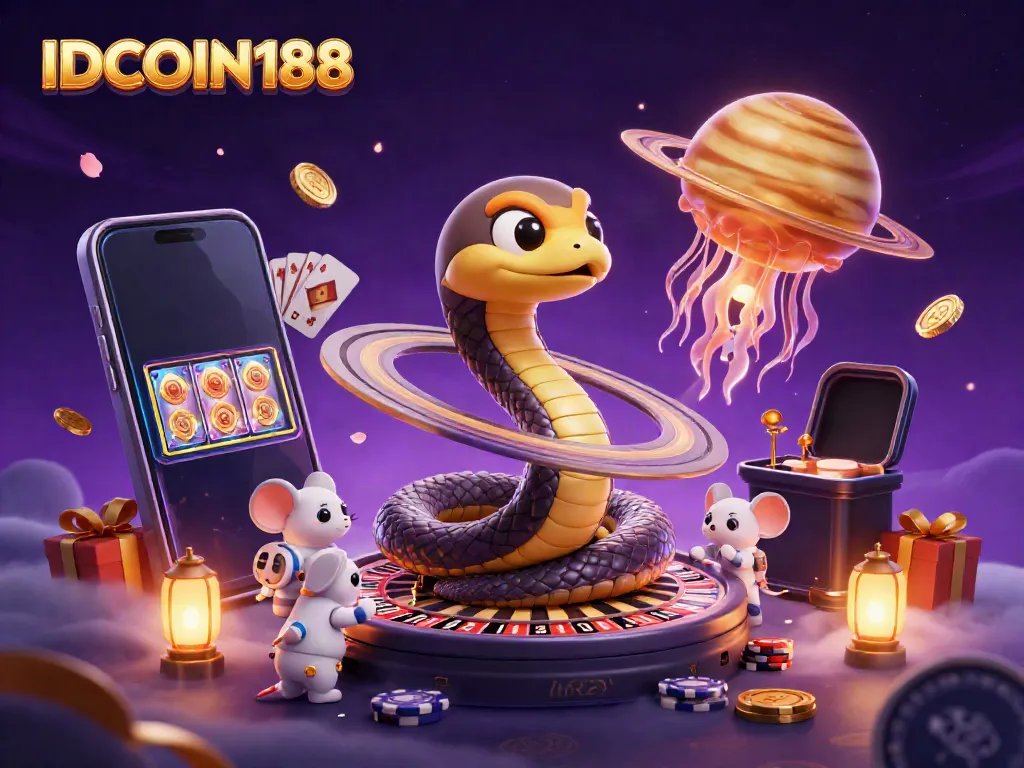 IDCOIN188 offers engaging slot gaming experiences with immersive visuals and lively characters