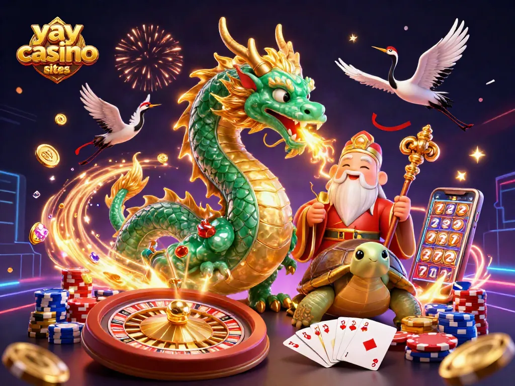 Experience the excitement of yay casino sister sites with game characters and dynamic casino elements.