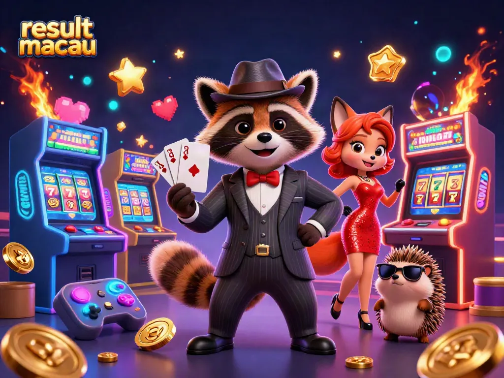 Kick off your gaming adventure with result macau's animated characters in thrilling casino action!