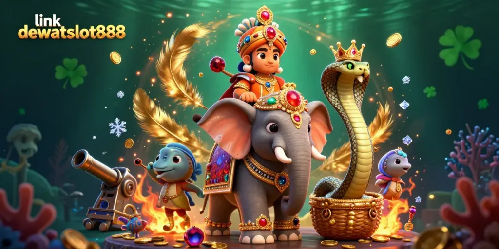 Menggunakan link dewataslot888 untuk memasuki arena tembak ikan dengan koin dan slot online, raih kemenangan di dunia permainan.