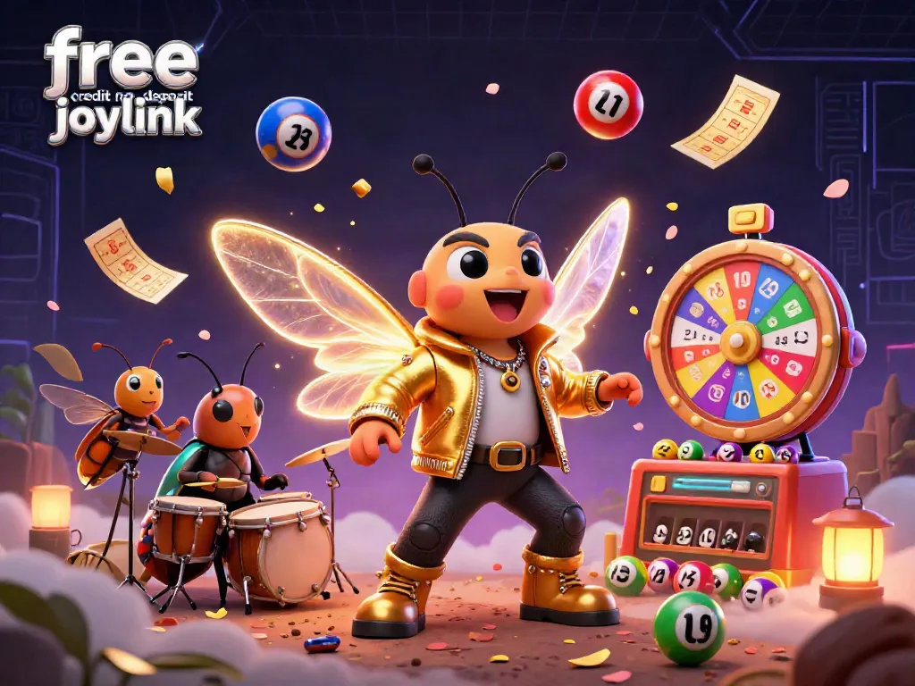 Claim your free credit no deposit joylink bonus with vibrant lottery elements and a lively casino scene.
