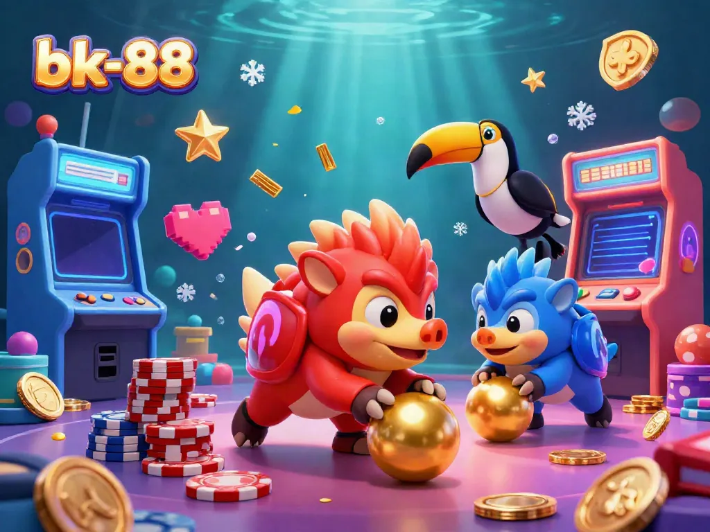 Spin and bowl with sensational pangolins in the dazzling bk-88 casino scene!