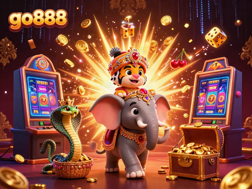 Experience the thrill of go888 with vibrant casino characters, games, and jackpot excitement!