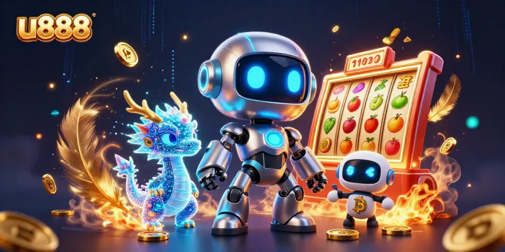 Engage with u888's thrilling online betting scene, featuring dynamic characters and immersive gaming elements.
