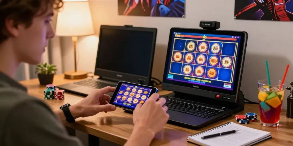 Engaging online gambling experience showcasing akunjp gaming excitement.