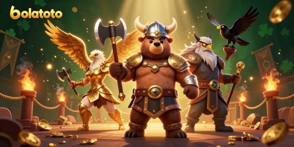 Experience bolatoto thrills with Viking and Valkyrie in a dynamic casino adventure.