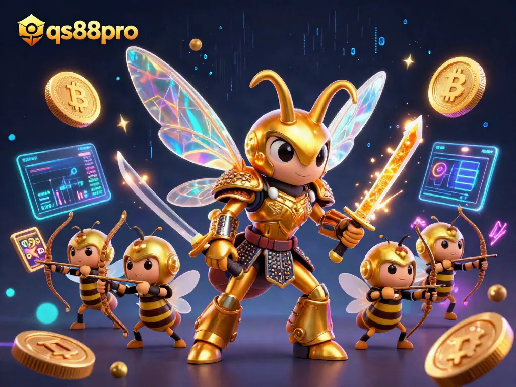 Engage with the excitement of qs88pro's online casino, showcasing jackpot wins with vibrant 3D elements.